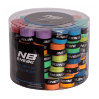 Jar of LISOS ENEBE multicolour overgrips for padel rackets: Excellent grip and control (100 units)